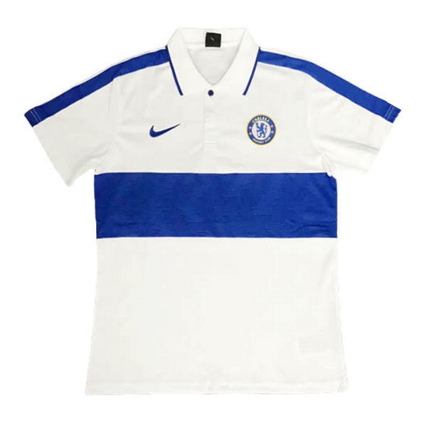 Polo Chelsea 2020/21 Azul Blanco